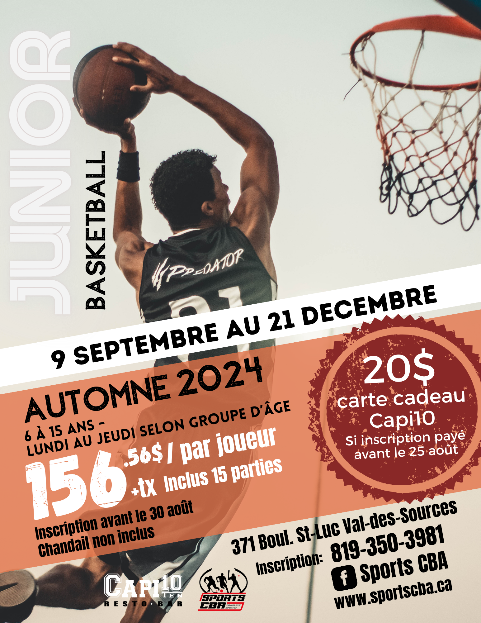 BASKET AUTOMNE 2024